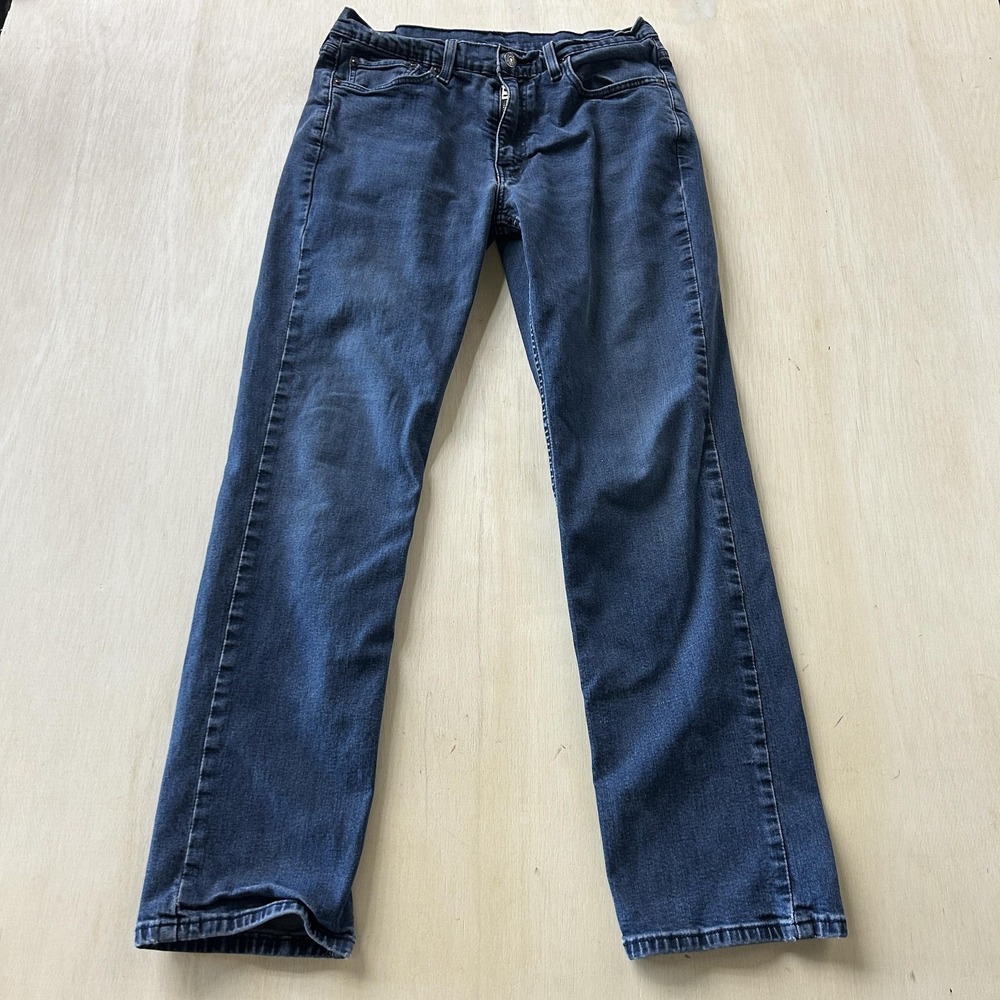Levis 514 Jeans Mens 33x32 Medium Wash Blue Denim Regular Fit Straight Casual
